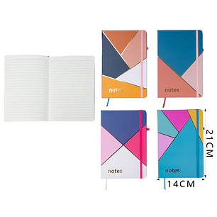Libreta con elastico 80hojas A5