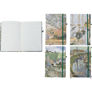 Libreta con elastico 80hojas 14.8*10.5Cm