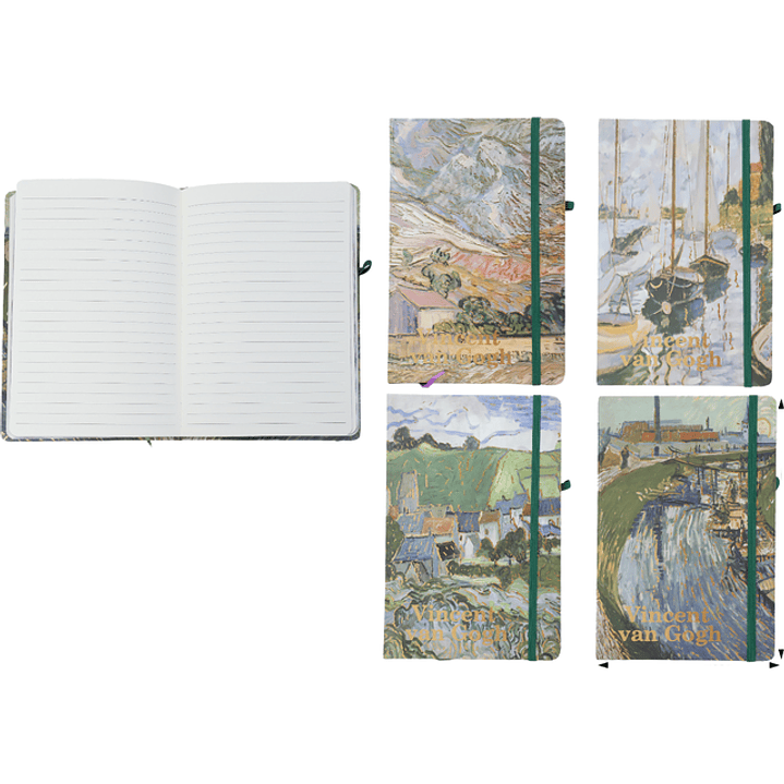 Libreta con elastico 80hojas 14.8*10.5Cm 1