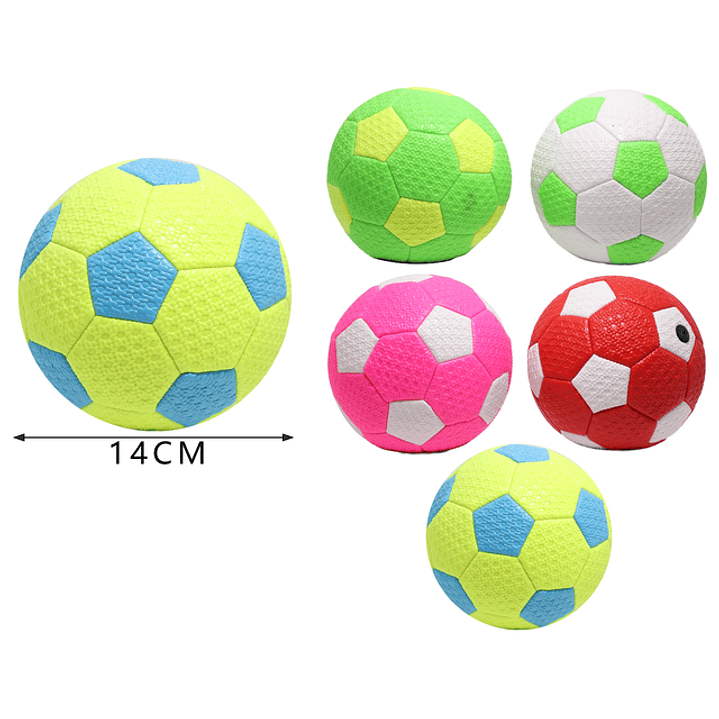 Pelota De Futbol (Colores Surtidos) 14Cm 1