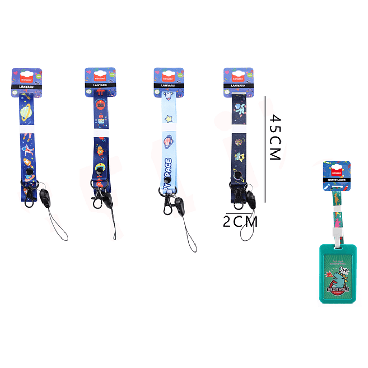 Lanyard astronave 2*45cm 1