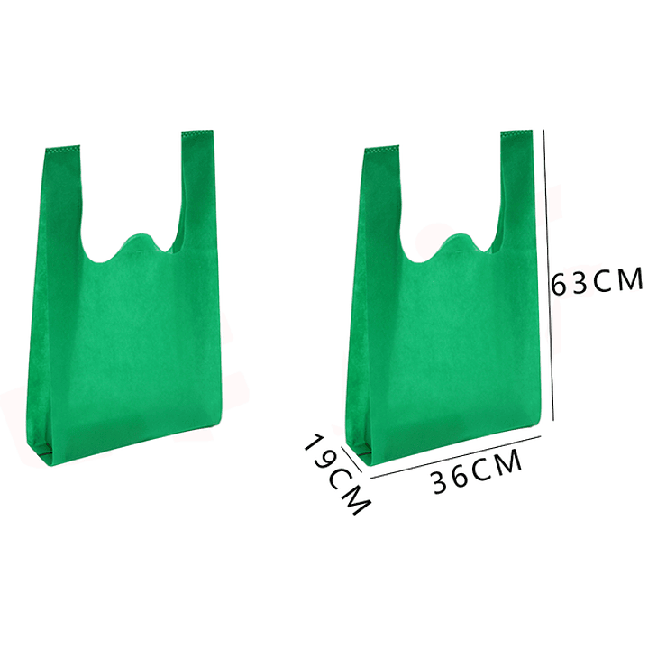 Bolsas verde 36x63x19cm 1