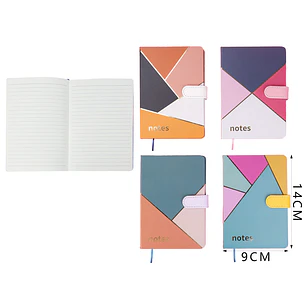 Libreta con boton 80hojas A6