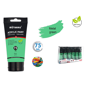 Pintura verde metal 75ml