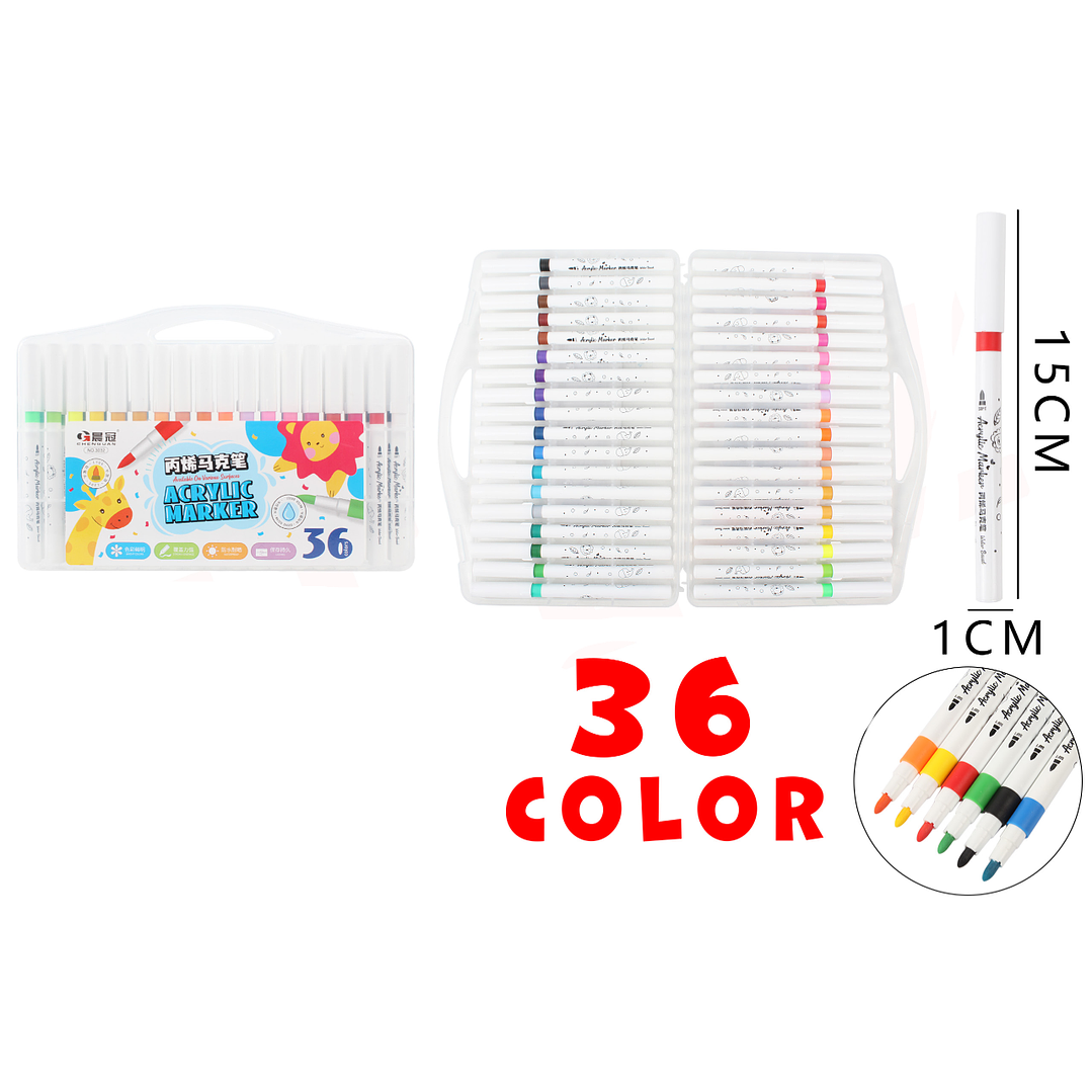 Marcadores de colores 15cm 36pcs 1