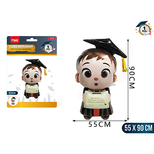 Globo metal graduado nino 55*90cm