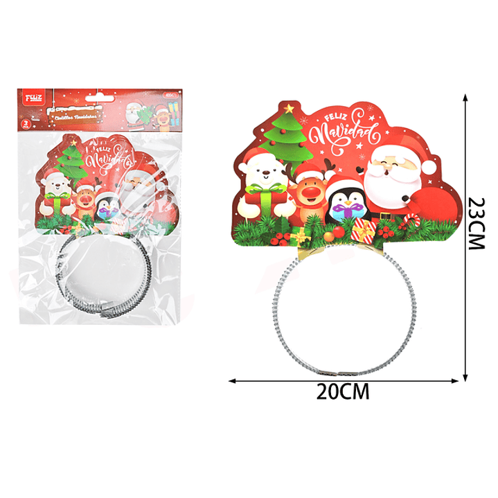 Cintillo de navidad 3pcs 1