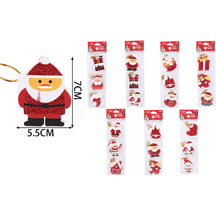 Tarjetas de regalo navidad 9pcs