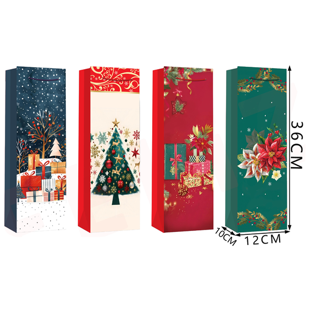 Bolsas de vino navidad 1