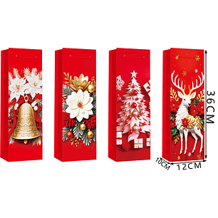 Bolsas de vino navidad