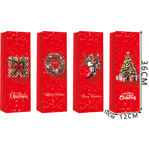 Bolsas de vino navidad