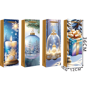 Bolsas de vino navidad