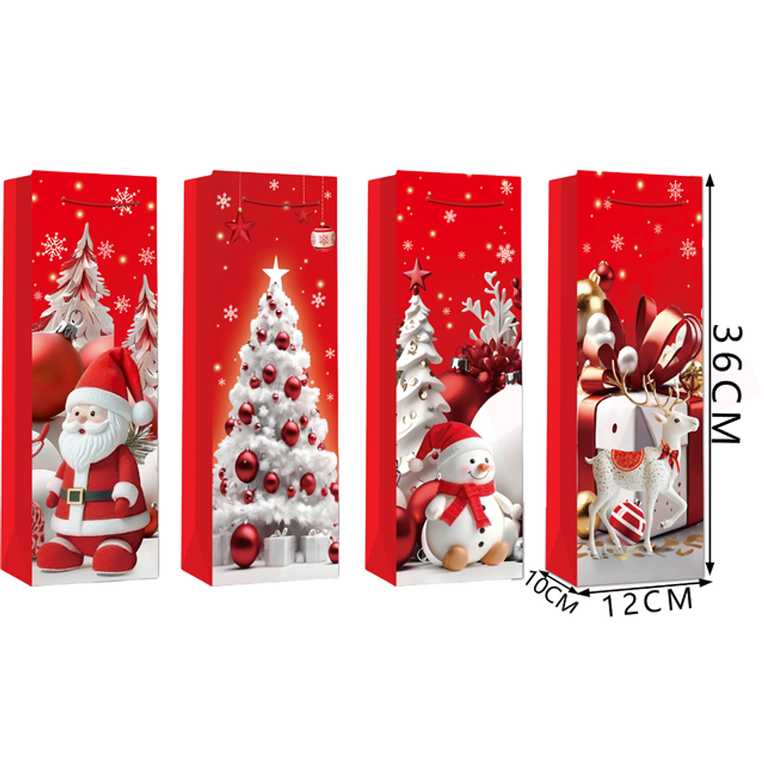 Bolsas de vino navidad 1
