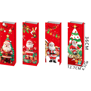 Bolsas de vino navidad