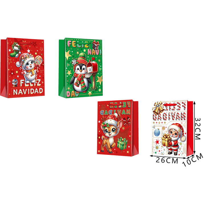 Bolsas de regalo M navidad 1