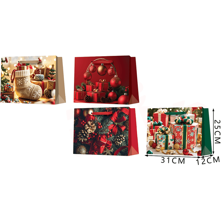 Bolsas de regalo horizontal M navidad 1