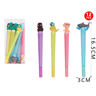 Boligrafo gel azul Brainrot 