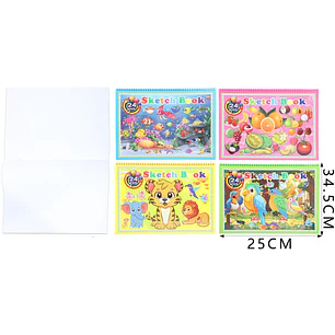Libreta de dibujos kids 25x34.5cm
