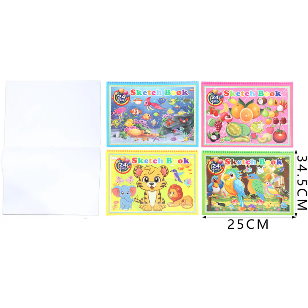 Libreta de dibujos kids 25x34.5cm 1