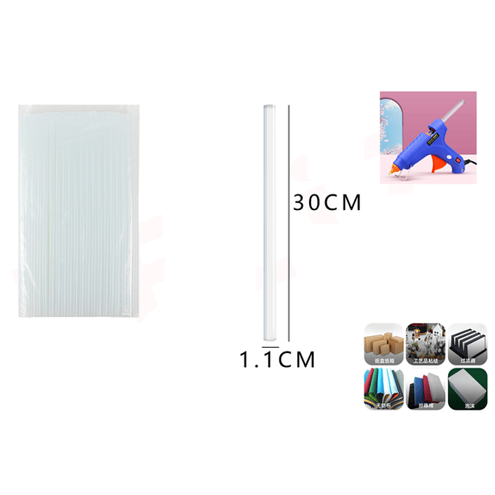 Barra de silicona 30*1.1cm 1