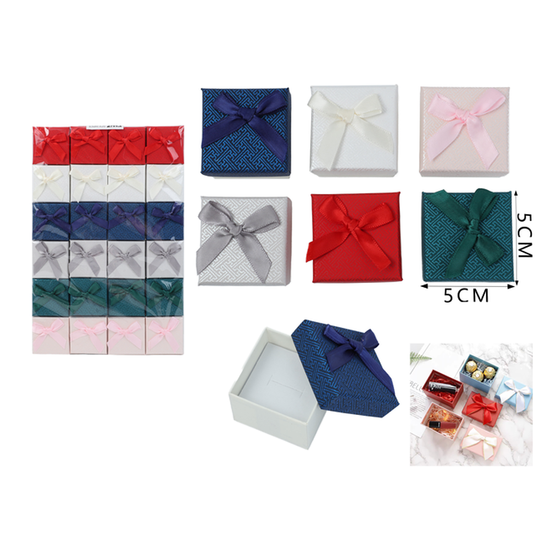 Caja de regalos joyas 5*5cm (Color al azar) 1
