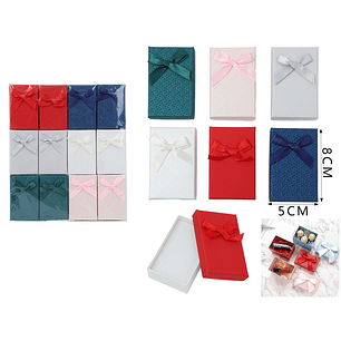 Caja de regalos joyas 5*8cm (Color al azar)