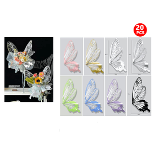 Papel coreano flores 20pack