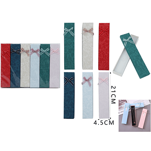 Caja de regalos joyas 21*4.5cm (Color al azar)
