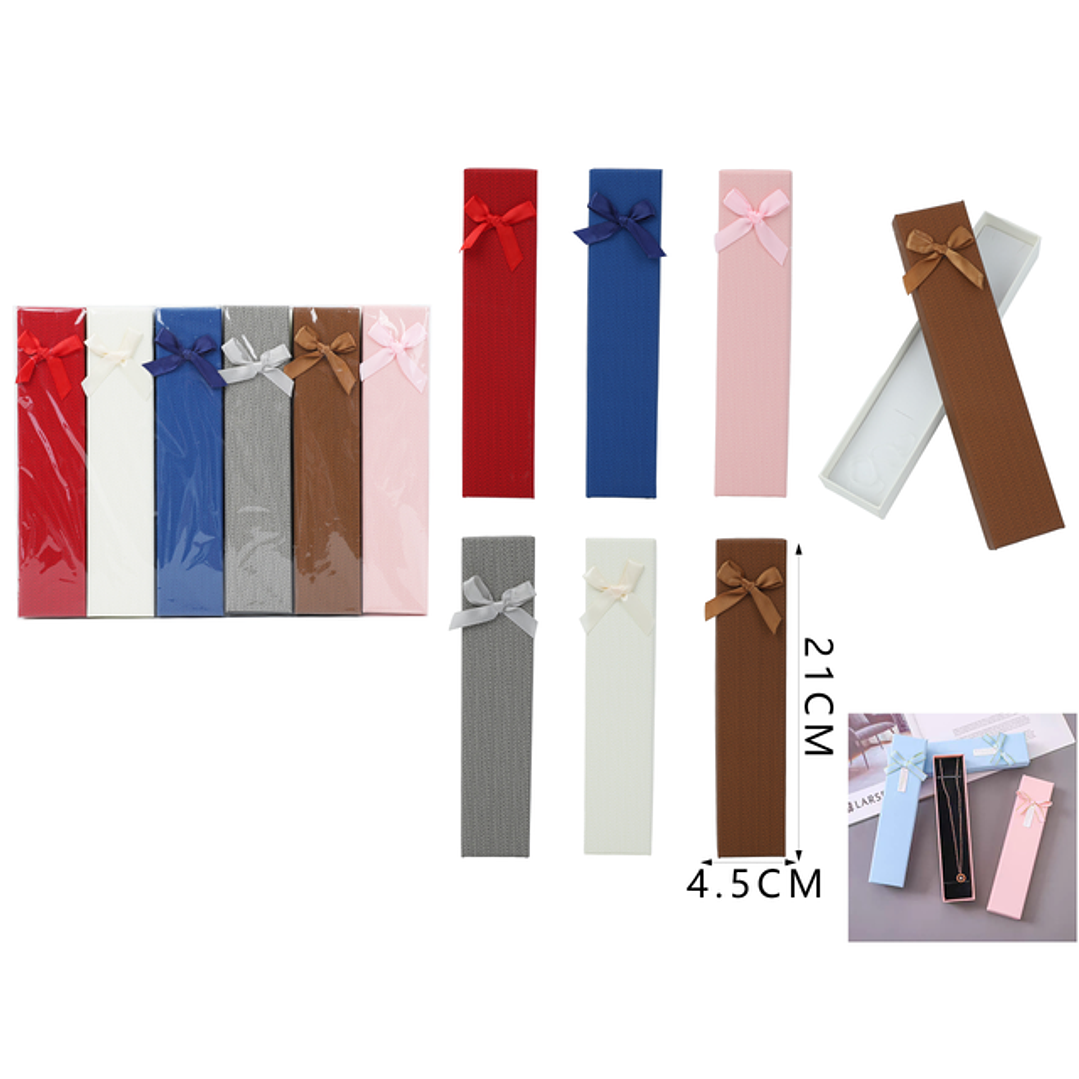 Caja de regalos joyas 21*4.5cm (Color al azar) 1