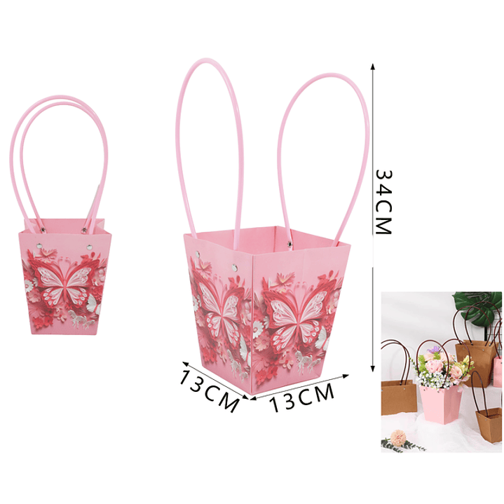 Bolsa florales 13*34cm 1