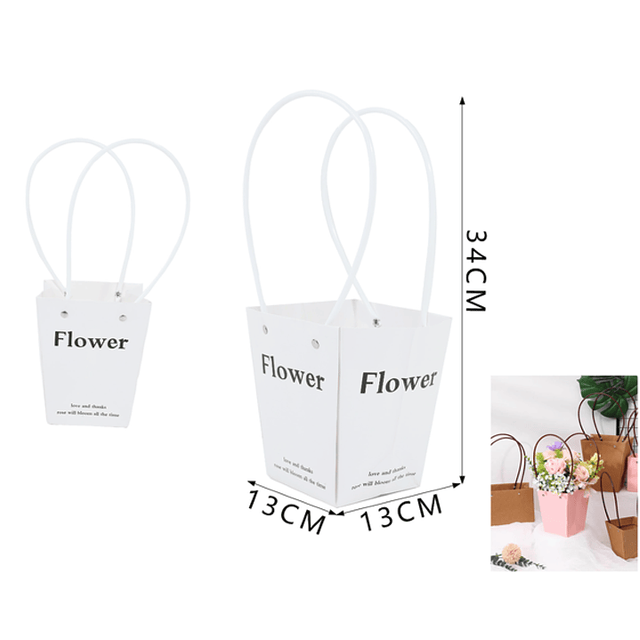 Bolsa florales 13*34cm 1