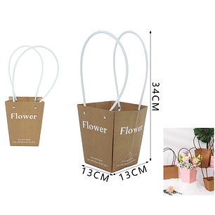 Bolsa florales 13*34cm