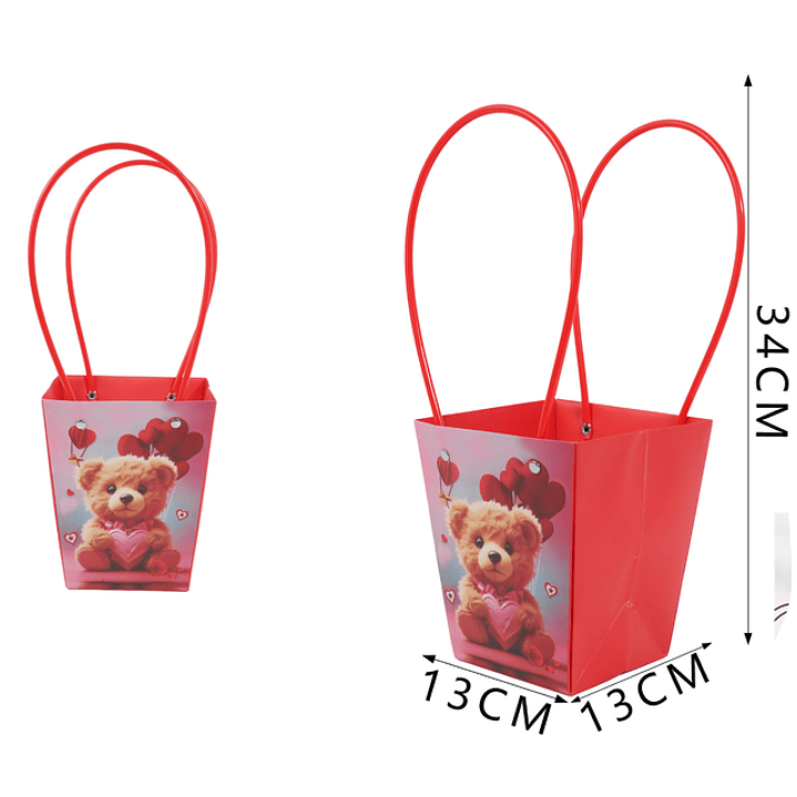 Bolsa florales 13*34cm 1