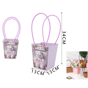Bolsa florales 13*34cm