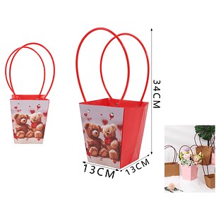 Bolsa florales 13*34cm