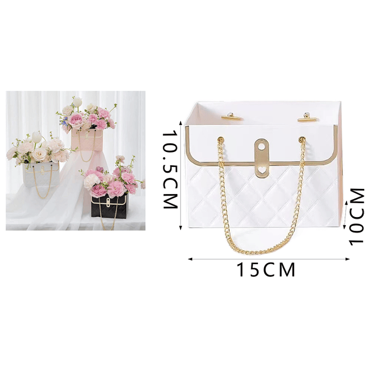 Bolsa cartera blanco 15*10*10.5cm 1