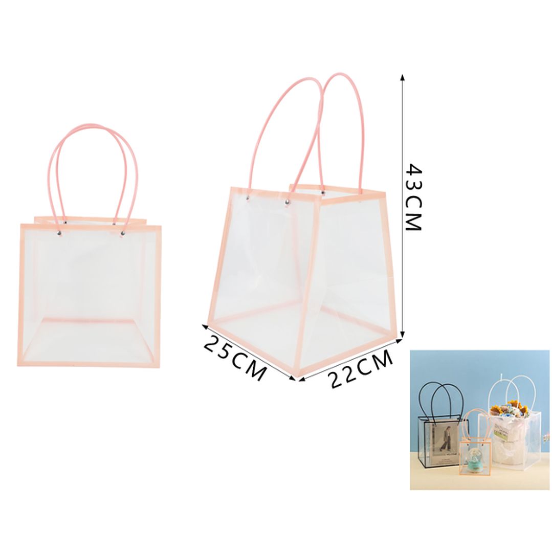 Bolsa trasparente 25*22*43cm 1