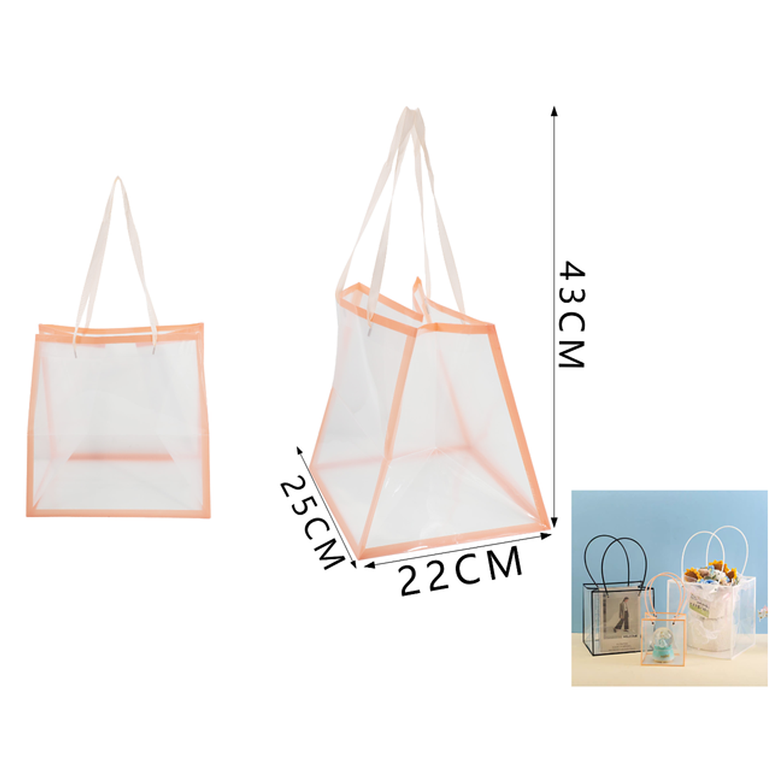 Bolsa trasparente 25*22*43cm 1