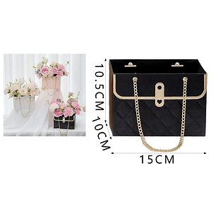 Bolsa cartera negra 15*10*10.5cm