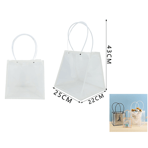 Bolsa trasparente 25*22*43cm