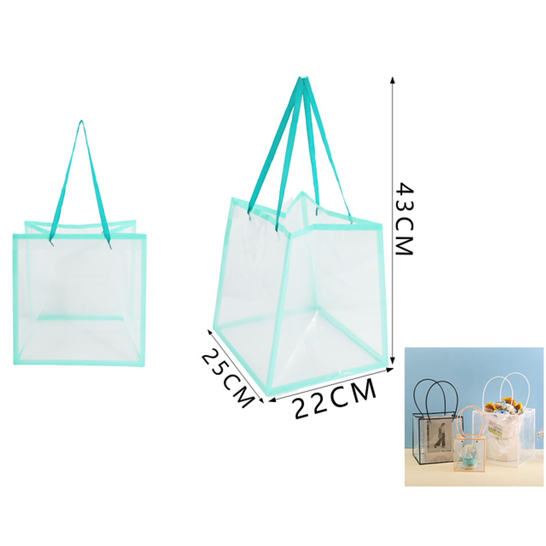 Bolsa trasparente 25*22*43cm 1