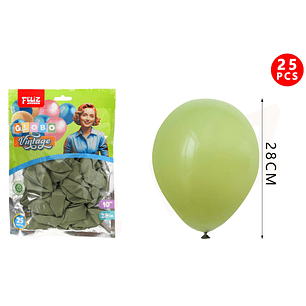 Globos vintage 10pul. 25pcs