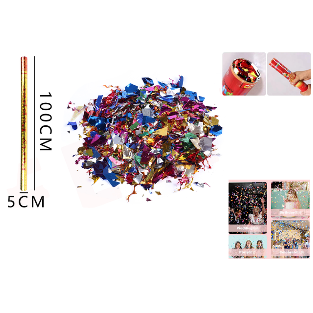 Lanza confeti 100cm 1