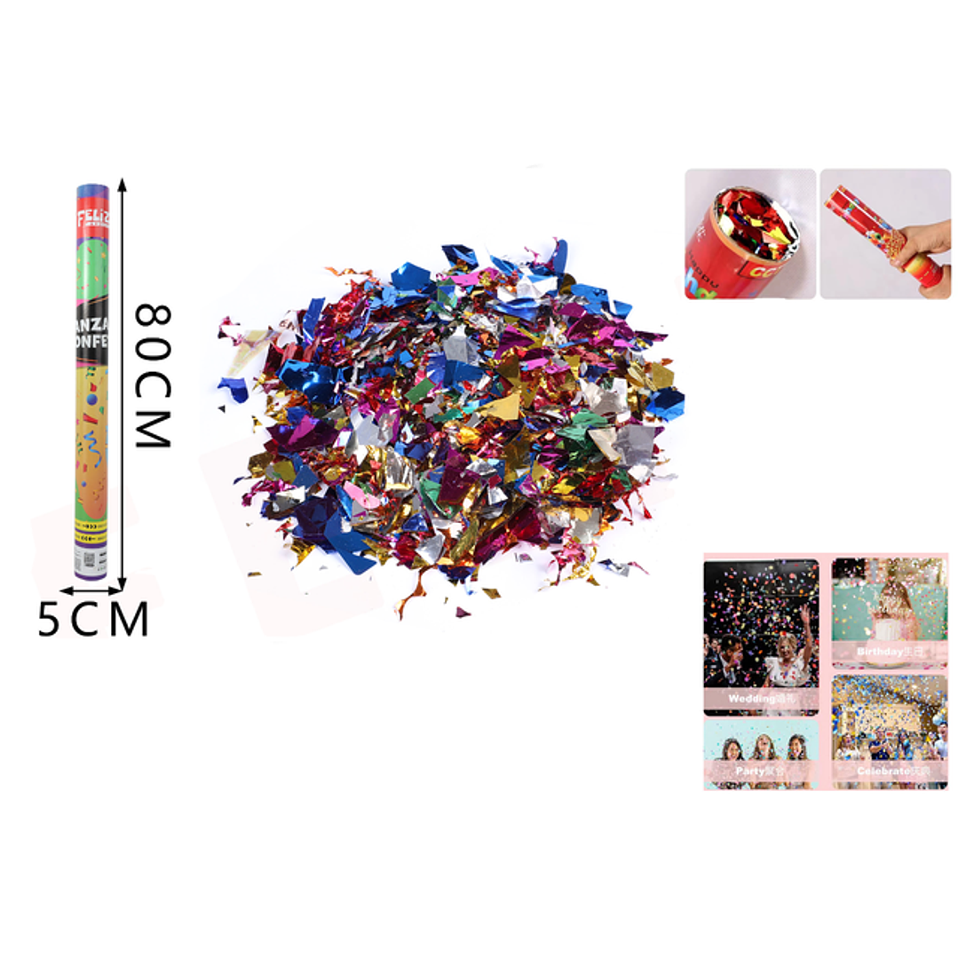 Lanza confeti 80cm 1