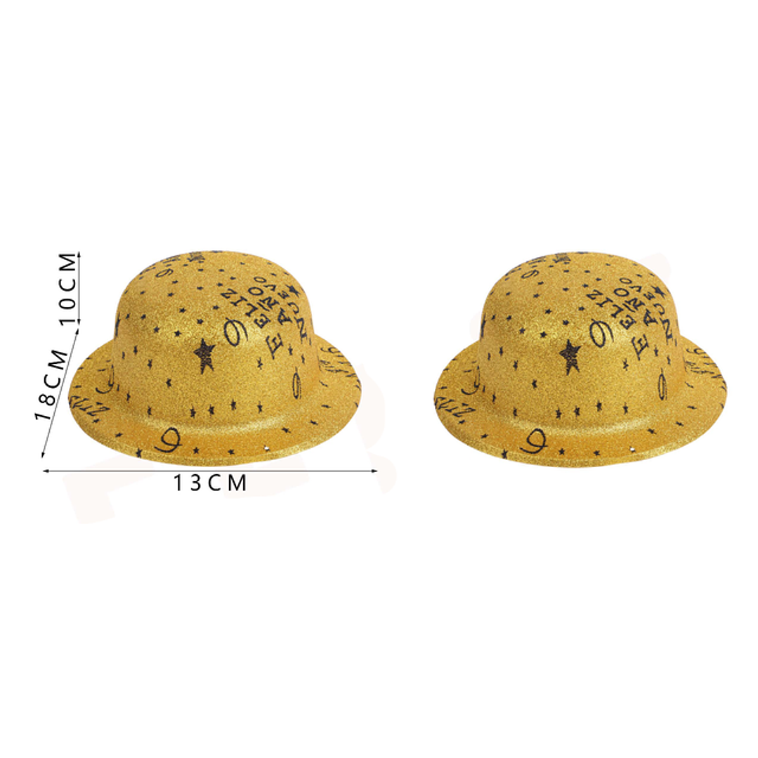 Gorro de año nuevo glitter 1