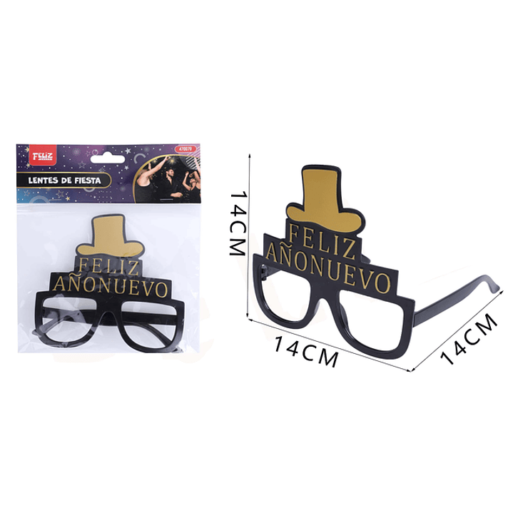 Lentes de año nuevo letras 1