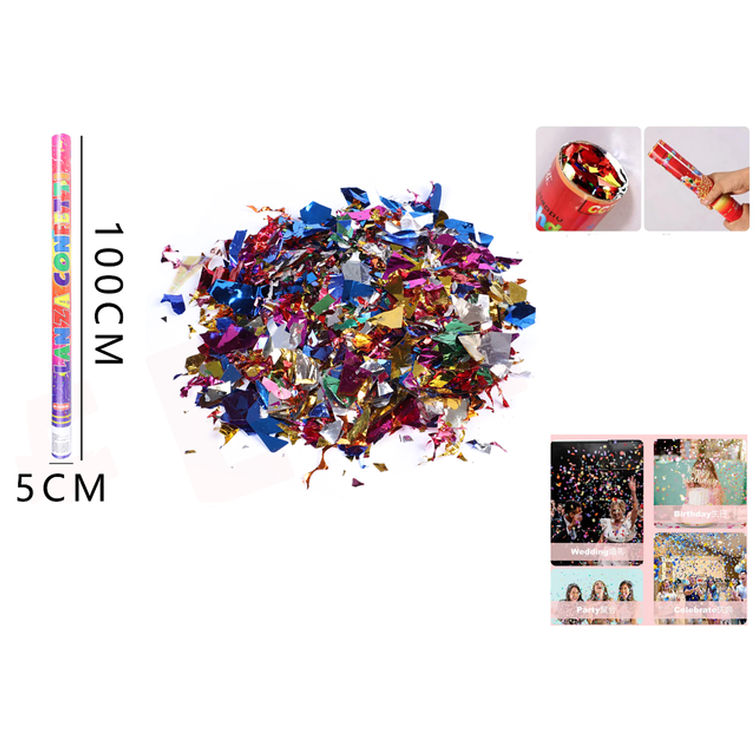 Lanza confeti 100cm 1