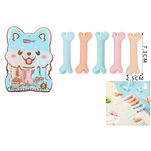 Marcadores fluorescente huesos 5pcs