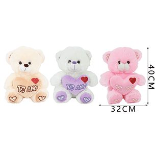 Peluche osito te amo 40cm