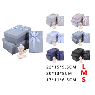 Pack de cajas de regalos 3pcs (color al azar)